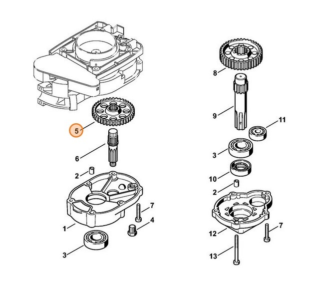 Koło zębate, Stihl 43136420100