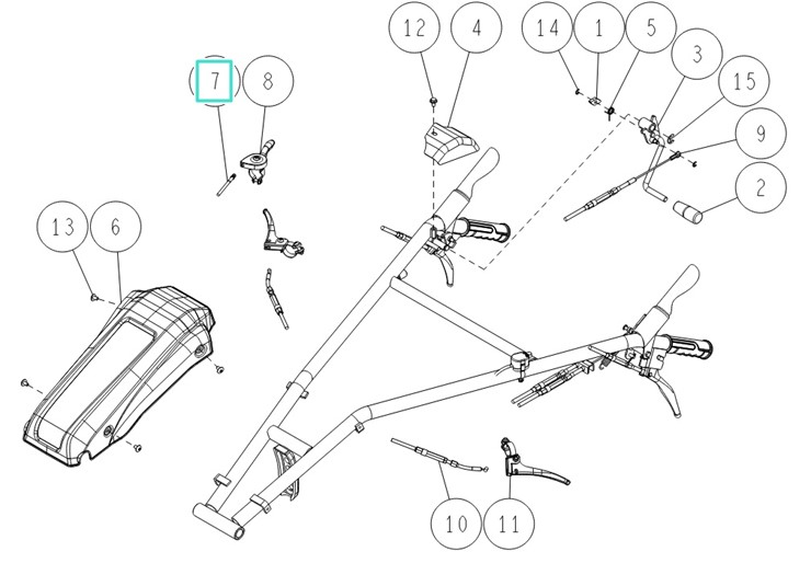 Przewód przepustnicy, Orec 0301-71200