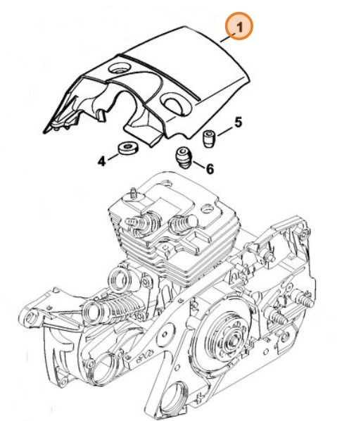 Pokrywa, Stihl 11380840903