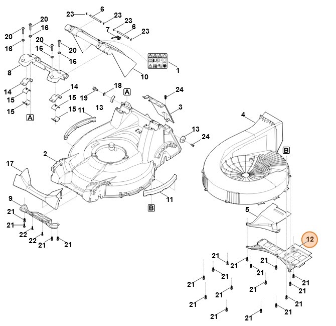 Osłona, Stihl 63787068101
