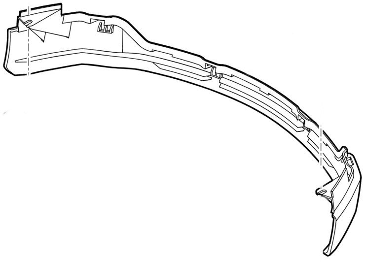 Listwa ochronna tylna, Stihl 63097067310