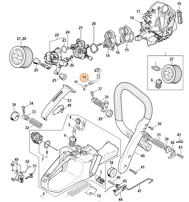 Króciec kątowy, Stihl 42241223900