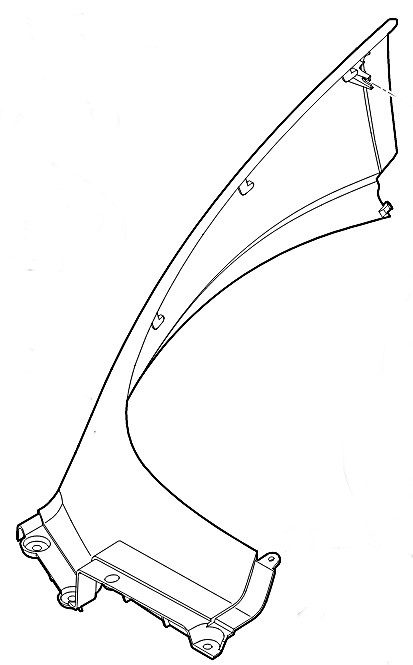 Błotnik prawy, Stihl 61707066015