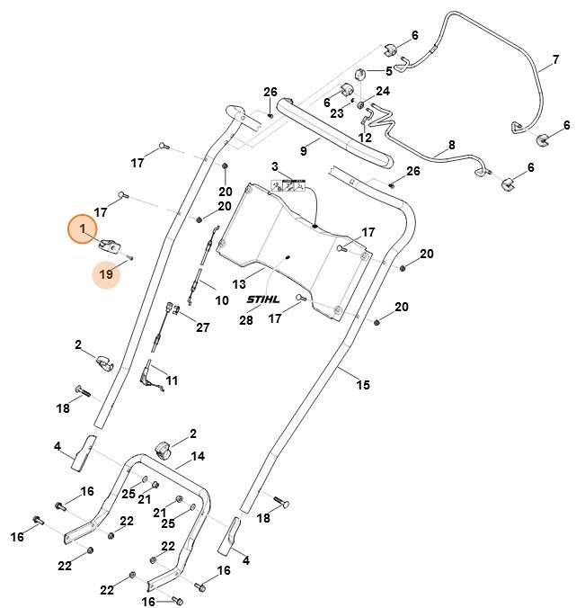 Prowadnica linki, Stihl 00007603801