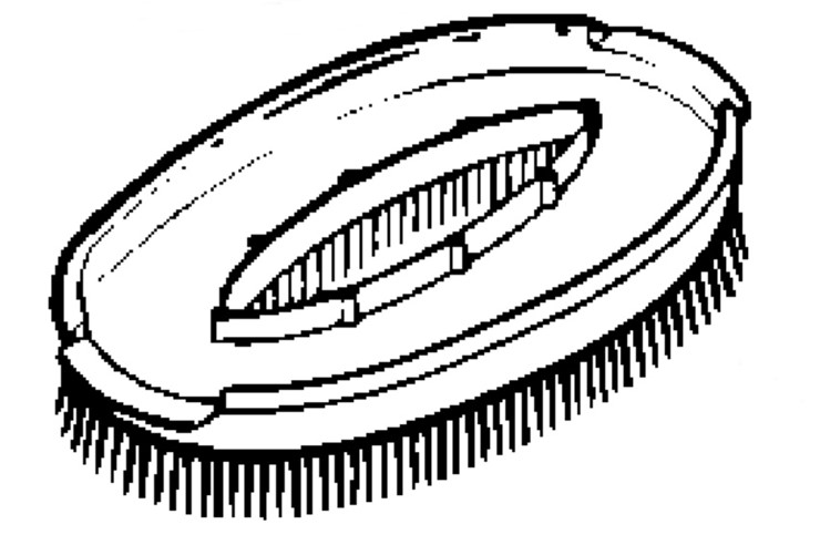 Wymienna szczotka-zgrzebłoStihl 49015044200