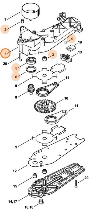 Obudowa przekładni, Stihl 42376400500