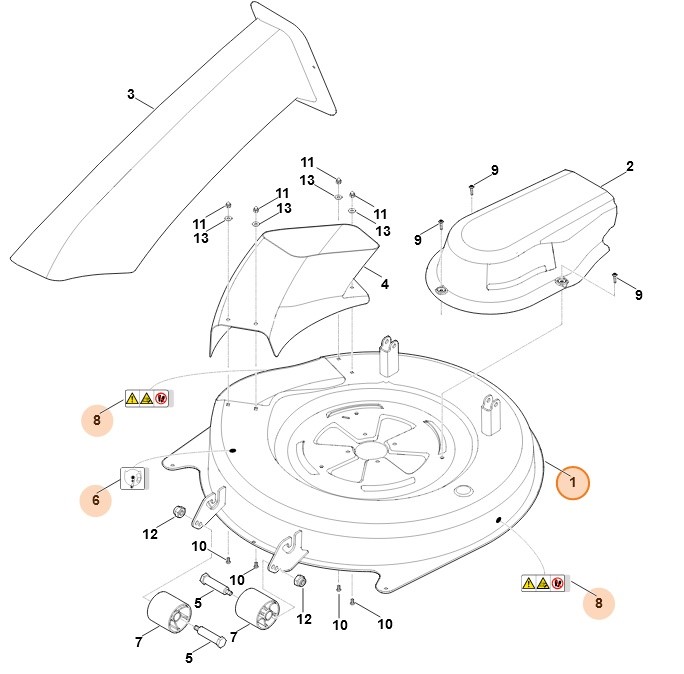 Obudowa, Stihl 61407008512