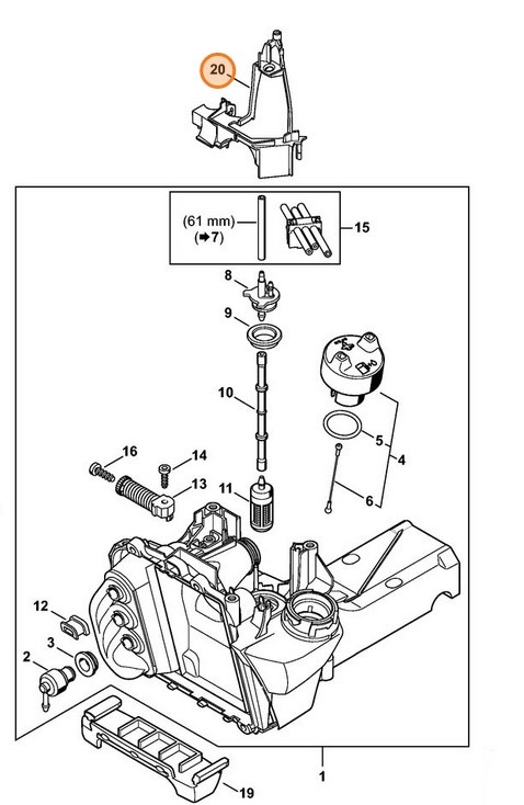 Sterowanie przepływem powietrza, Stihl 42501416301