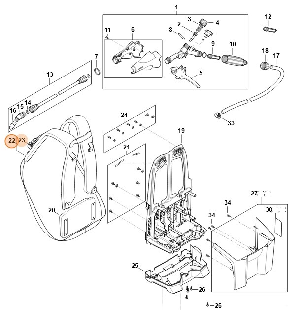 Pas nośny, Stihl 48547109003