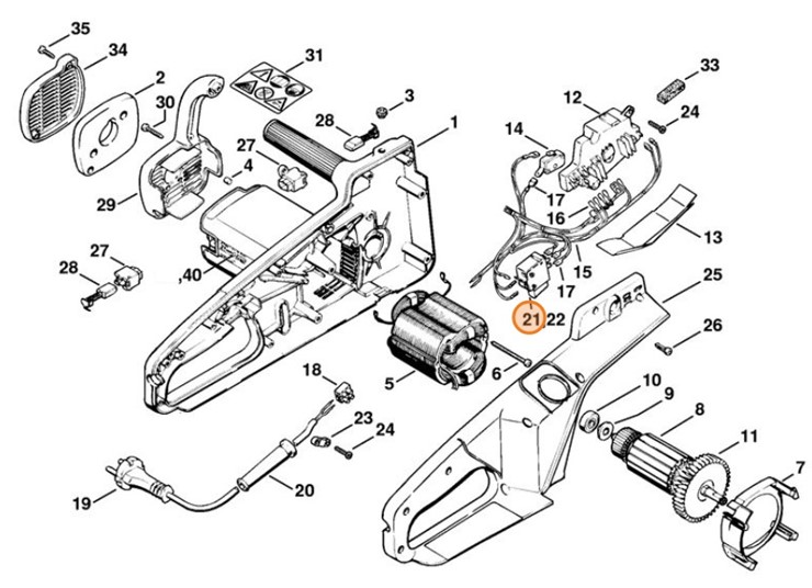 Przełącznik, Stihl 12074350302