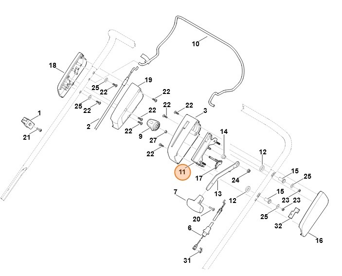 Wspornik, Stihl 62907604200