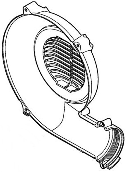 Obudowa dmuchawy - zewnątrz, Stihl 42417010705