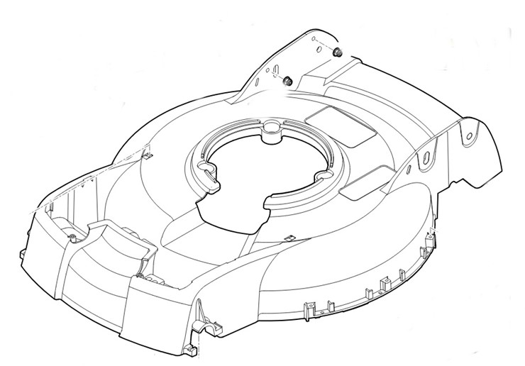 Obudowa kompl., Stihl 63837008502