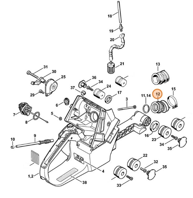 Krzywka, Stihl 11241412202