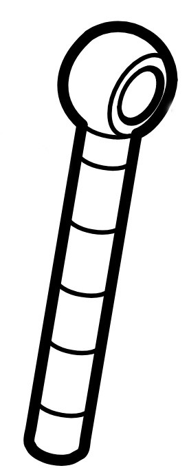 Śruba oczkowa M10x75, Stihl 91690212510