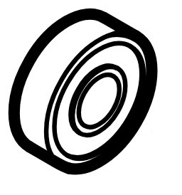 Łożysko kulkowe 6000-2RS, Stihl 62919840500