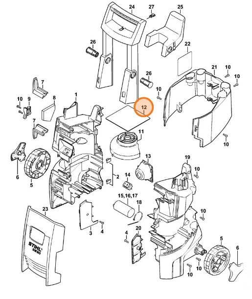 Płyta, Stihl 47756027400