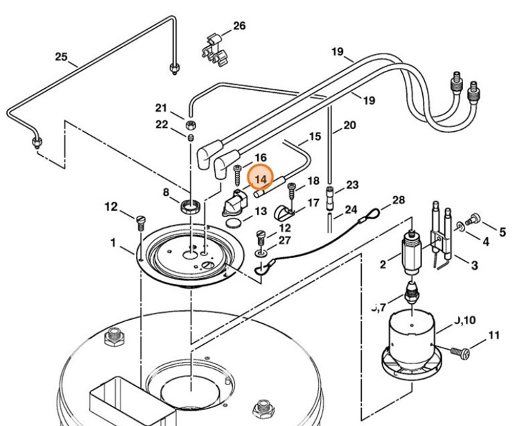 Mocowanie, Stihl 47525231400