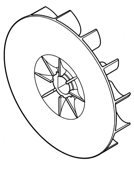 Koło łopatkowe wentylatora, Stihl 49506073000