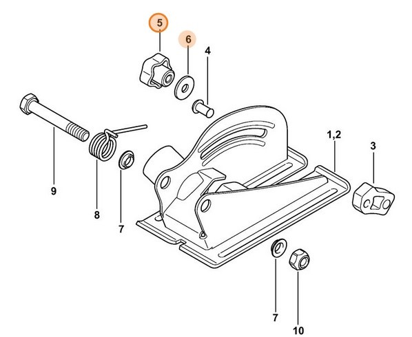 Uchwyt gwiaździsty, Stihl 48646901000