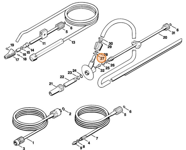 Pierścień uszczelniający 18x2, Stihl 96459457602