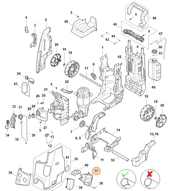 Uchwyt dysz, Stihl RE015025900