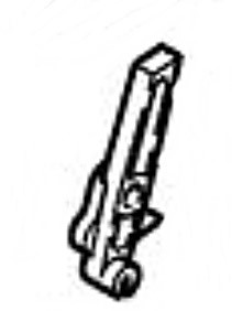 Dźwignia sterowania układem rozruchowym, Stihl 11111852001