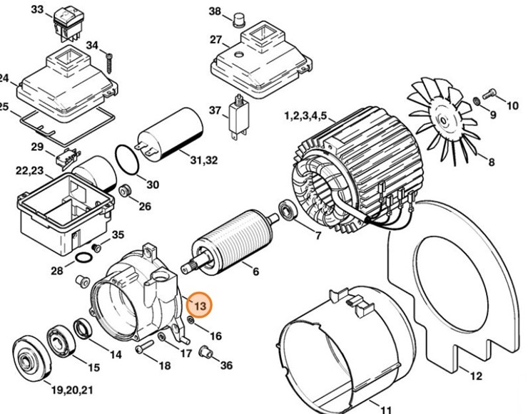 Obudowa napędu, Stihl 47337011100