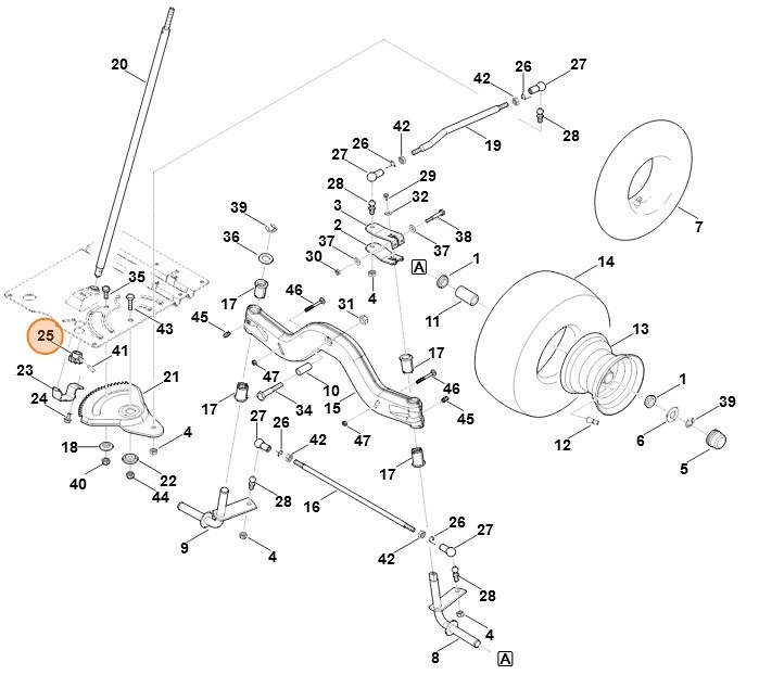 Zębnik, Stihl 61707636100