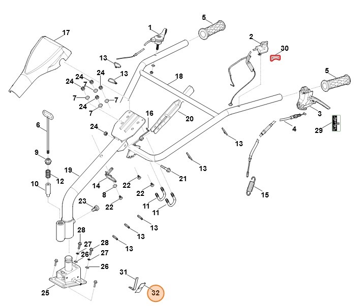 Przewód elastyczny, Stihl 62507117200