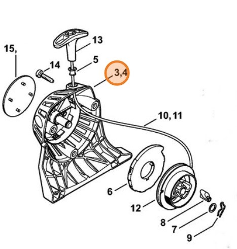 Urządzenie rozruchowe, Stihl 41801904002