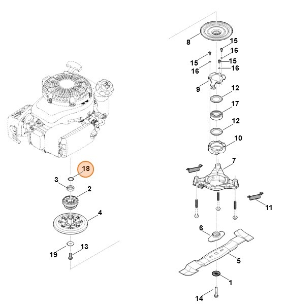 Pierścień uszczelniający 22x3, Stihl 96459457692