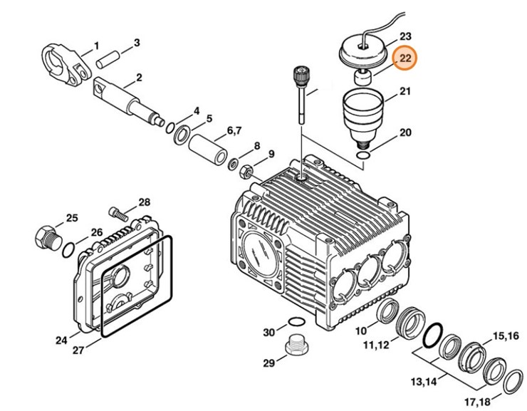 Przełącznik pływakowy, Stihl 47524309101
