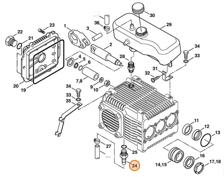 Przyłącze węża, Stihl 47477083900