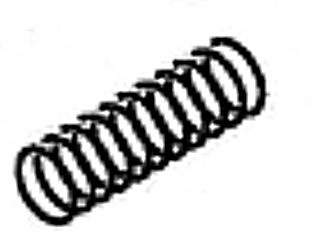 Sprężyna dociskowa, Stihl 00009971600