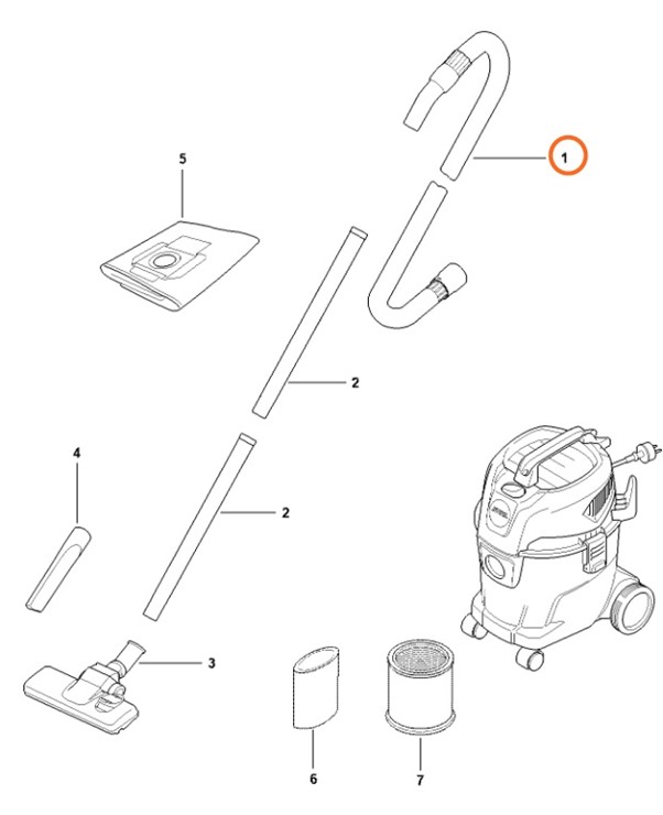 Wąż ssący, Stihl SE015000500