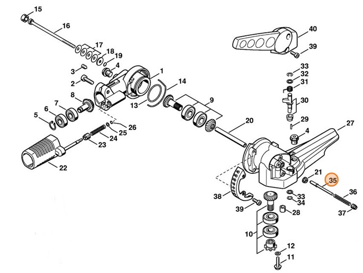 Kołek oporowy, Stihl 42307119200