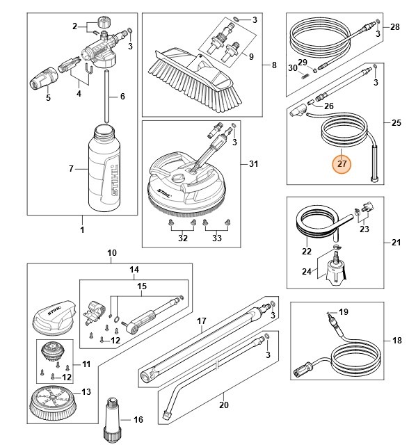 Wąż, Stihl 49105005200