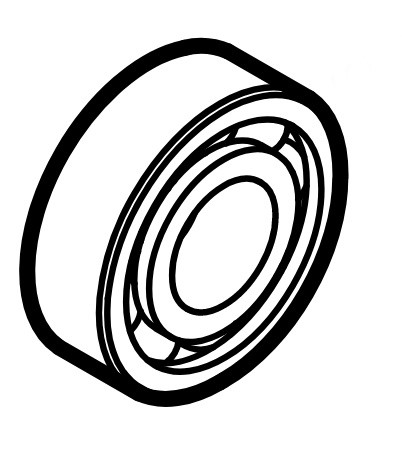 Łożysko kulkowe, Stihl 62506405103