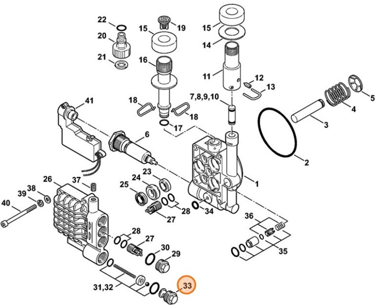 Śruba zamykająca, Stihl 47667085800