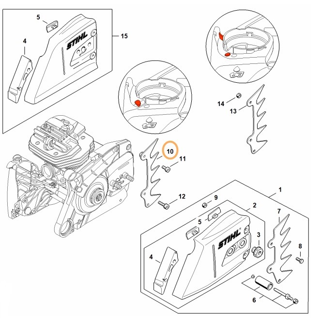Przypora szponowa, Stihl 11446600800