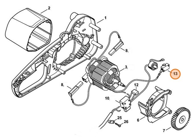 Przełącznik, Stihl 12084350303