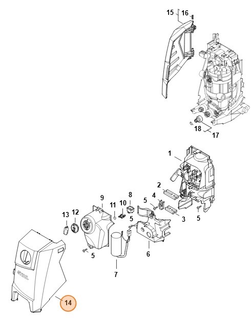 Pokrywa, Stihl 49507002106