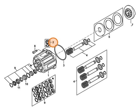 Śruba zamykająca, Stihl 47887002301