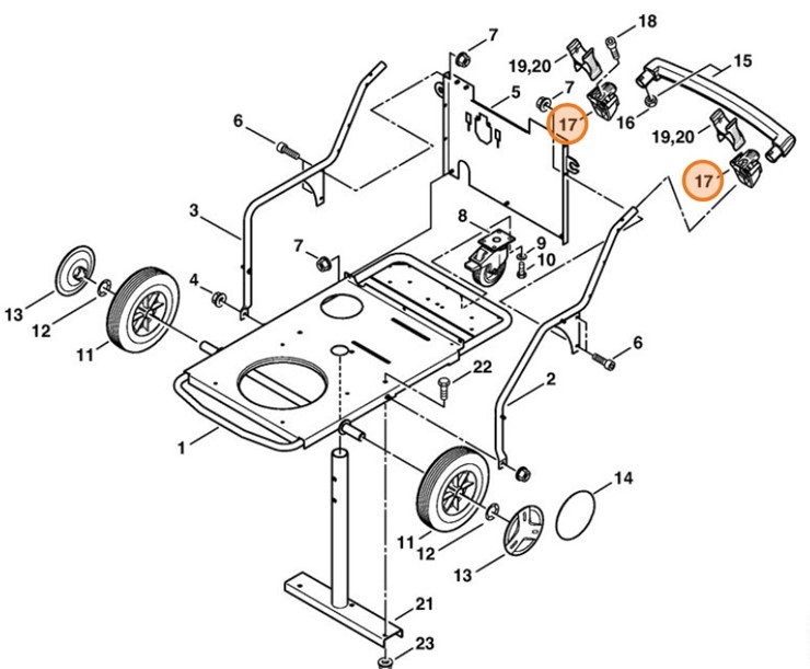Mocowanie, Stihl 47707920200