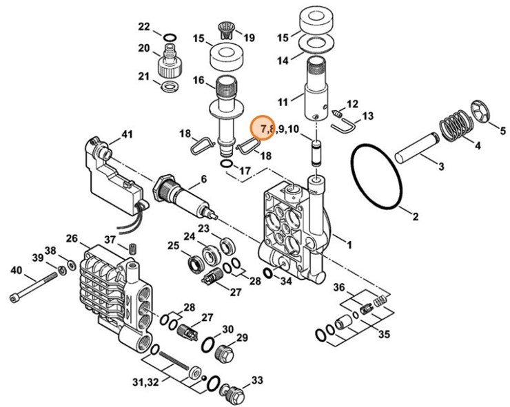 Wtryskiwacz, Stihl 47657608800