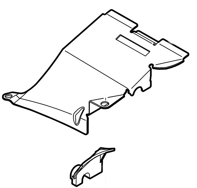 Prowadnica blaszana (ze wspornikiem), Stihl 63647804400