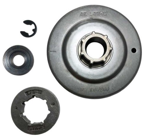 Zestaw koła napędu łańcucha pierścieniowego 3/8" 8Z, Stihl 11400072501