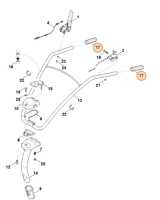 Uchwyt, Stihl 63757036620