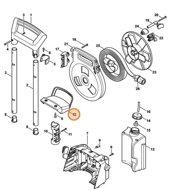Uchwyt do węża, Stihl 47687926300